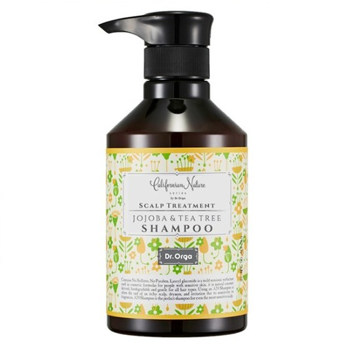 Dr.Orgaホホバ＆ティーツリーシャンプー - 天然由来成分99.75％のビーガンエコフレンドリー商品